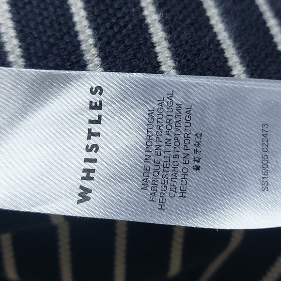 Whistles Navy Dress - Picture 5 of 7